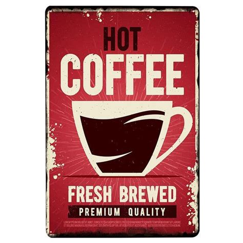 Vintage Coffee Tin Signs