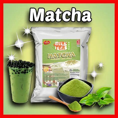 Injoy Matcha Grams Instant Milk Tea Powder Mix Lazada Ph