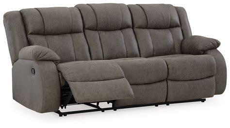 First Base Reclining Sofa 6880488 By Signature Design By Ashley At Old