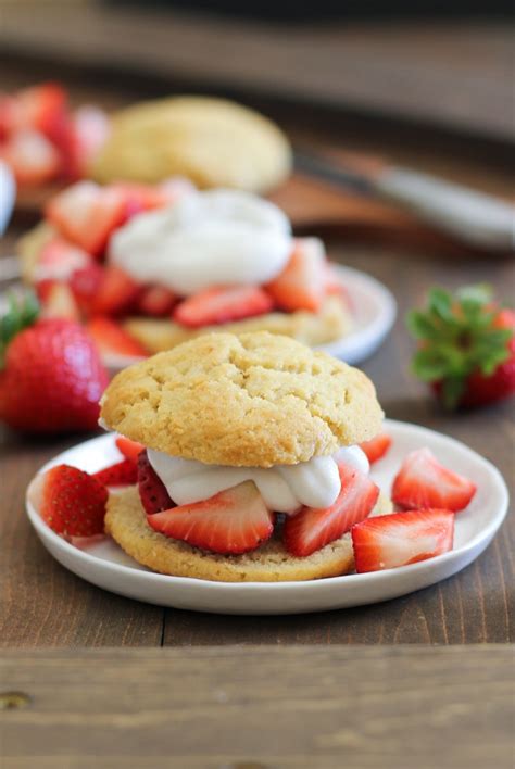 Grain Free Strawberry Shortcake With Coconut Whipped Cream Paleo