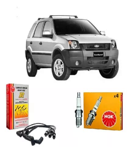 Kit Jogo Cabo E Vela Ford Ecosport V Zetec Flex