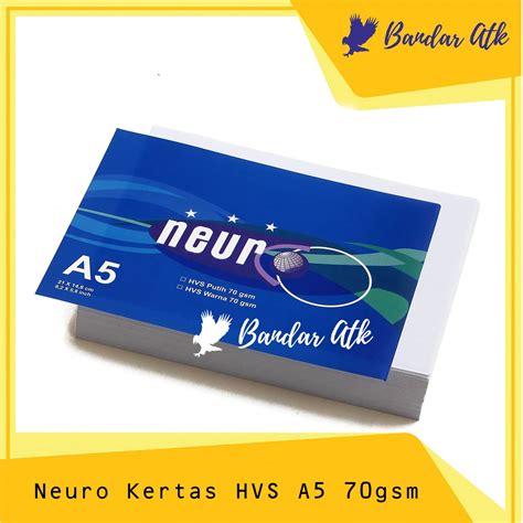 Jual Kertas A5 Hvs Putih 70gr Neuro A4 2 1 Pack Shopee Indonesia