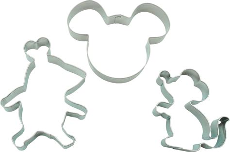 BekkiB 2383 Lot de 3 emporte pièces en forme de souris avec tête de