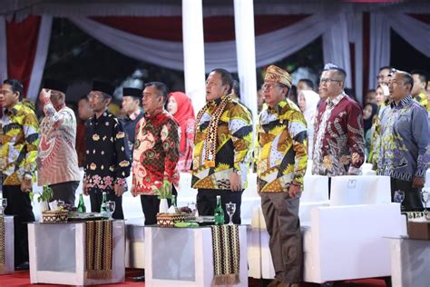 Mingrum Gumay Hadiri Pembukaan Pekan Raya Lampung Di Pkor Way