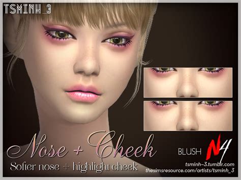 Sims 4 Nose Blush