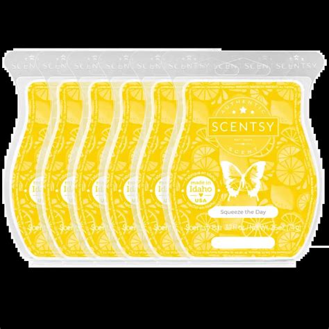 Squeeze The Day 6 Scentsy Bar Wax Bundle