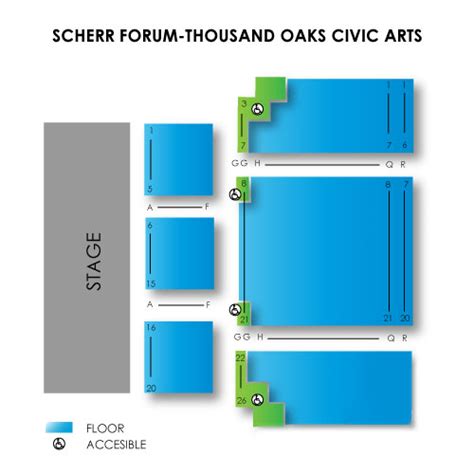 Thousand Oaks Civic Center Seating Chart: A Visual Reference of Charts ...