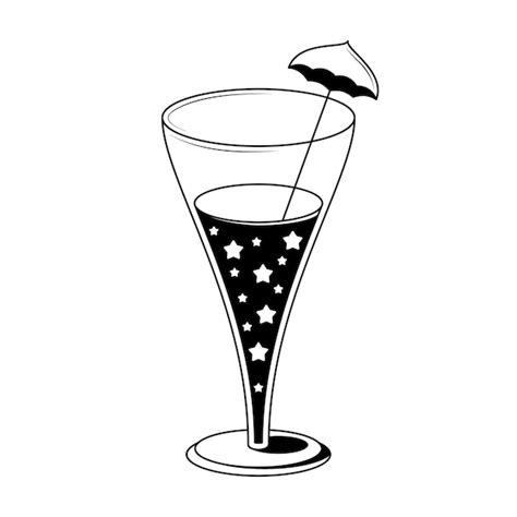 Bachelorette Martini Glass Clip Art