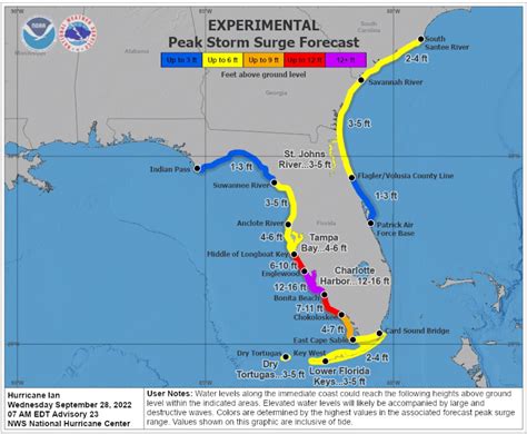 NWS Tampa Bay On Twitter A Special 7am Update Has Been Issued As