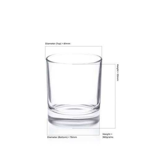 Candle Glass 30cl Clear Karen Candle Glass