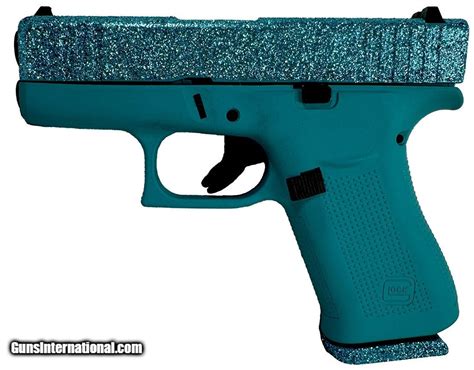 Glock G43X Calypso Glitter Gunz 9mm Luger 3.41" 10 Rds PX4350201CALY