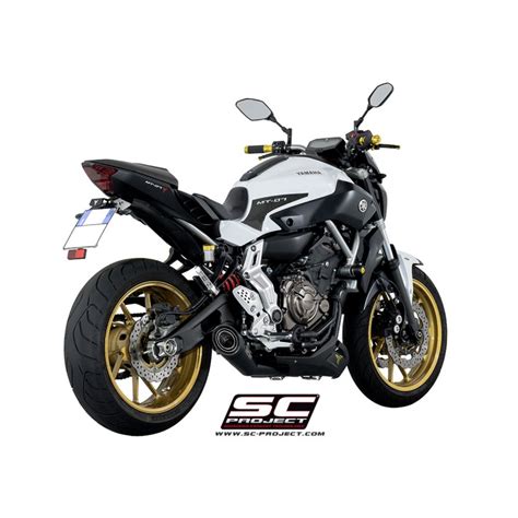 Sc Project Uitlaatsysteem S Zwart Yamaha Mt Snel Bezorgd