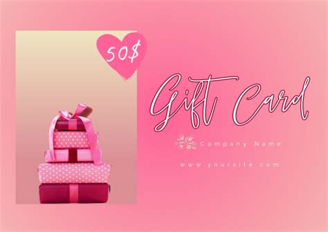 gift card template postermywall