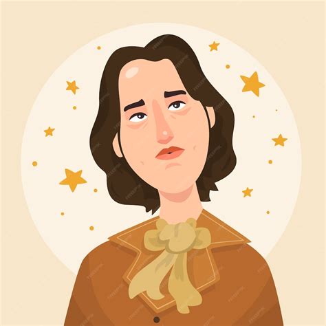 Free Vector Hand Drawn Oscar Wilde Illustration