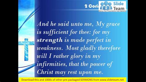 0514 2 Corinthians 129 My Power Is Made Perfect Powerpoint Church