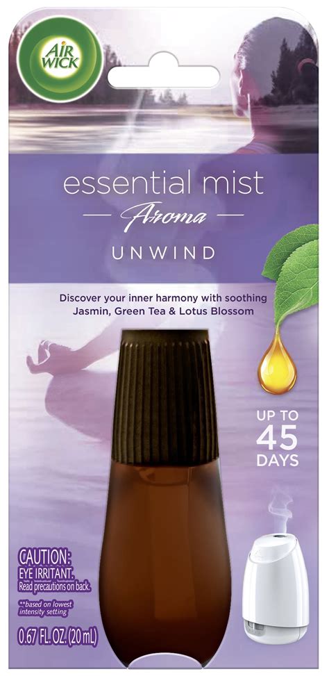 Air Wick Essential Mist Refill 1 Count Unwind Essential Oils