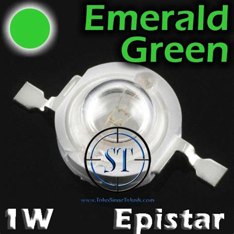 Jual High Power Led Chip Epistar Genuine Led W Emerald Green Hpl