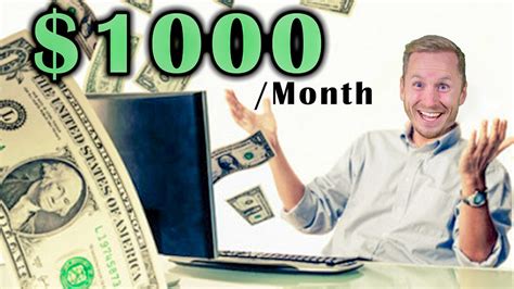 How To Make 1 000 A Month Online