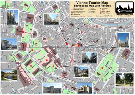 Vienna tourist attractions map
