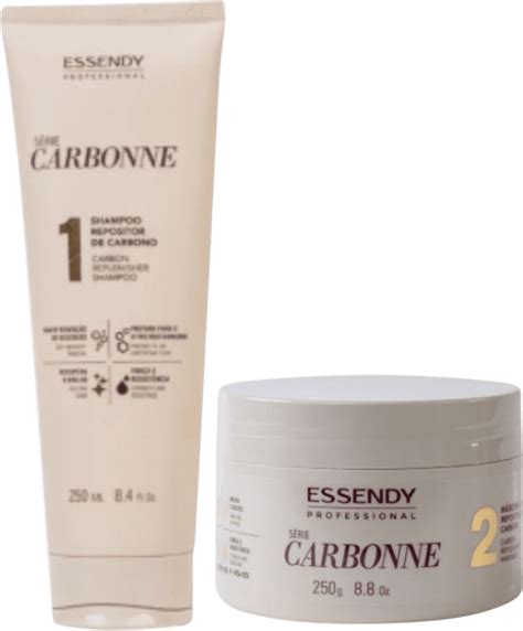 Kit Shampoo e Máscara Nutrição Intensa Carbonne 250ml Essendy