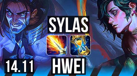 SYLAS Vs HWEI MID 9 1 3 67 Winrate Godlike EUW Challenger 14