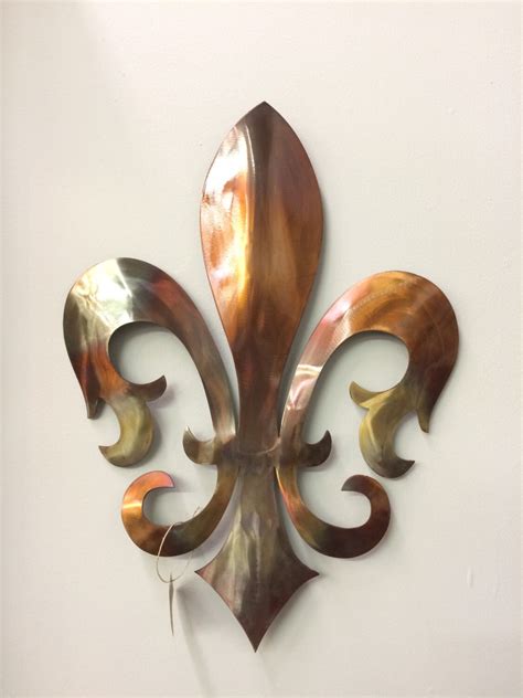 Royal Fleur De Lis Metal Wall Decor Home Decor By Damrillmetalart