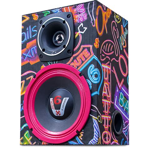 Caixa Som Ambiente Passiva Acustica Alto Falante Woofer 8 Shopee Brasil