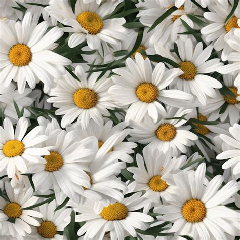 Premium Photo A Bunch Of Daisies Are Shown With The Word Daisy On The