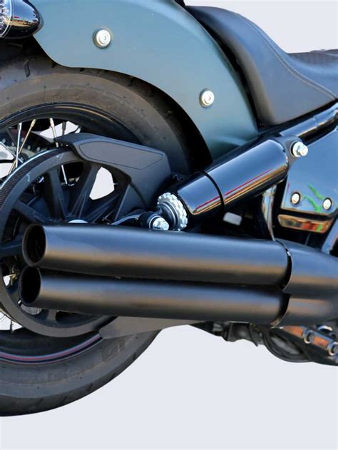 Hurricane Chief Bobber Slip On Mufflers