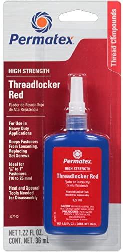 Permatex High Strength Threadlocker RED Gel International Industrial Mall