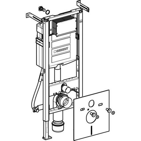 Geberit Duofix Element F R Wand Wc Cm Mit Sigma Up Sp Lkasten Cm