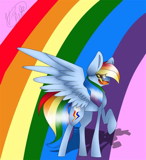 Rainbow Dash [Fanart] by VixiePaint on DeviantArt