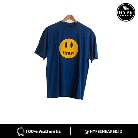 Kaos Drew House Mascot Electric Blue Tshirt 100 Original Hypesneakerid