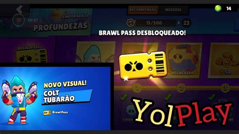 Comprei O Novo Passe De Batalha Brawl Stars Youtube