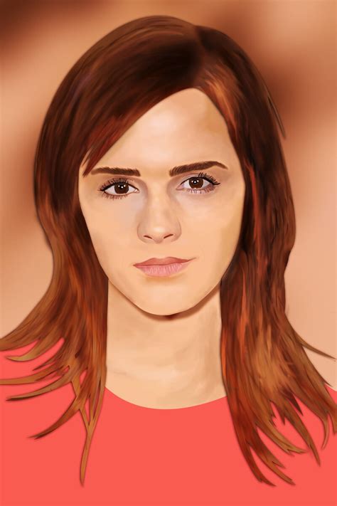 Artstation Emma Watson Digital Painting