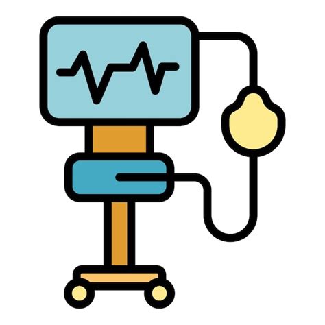 Premium Vector Virus Ventilator Medical Machine Icon Outline Virus