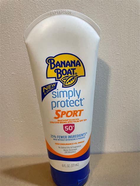 Banana Boat Sport 100 Mineral Sunscreen Lotion Spf 50 6 Oz Etsy