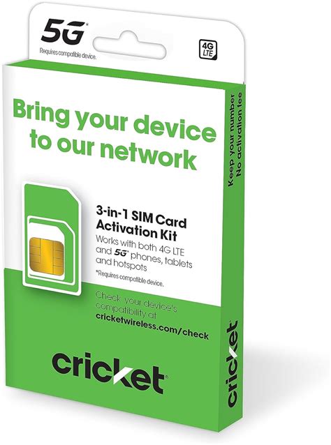 Amazon.com: Cricket Wireless 3-in-1 SIM Kit - Bring Your Own Phone - 2. ...