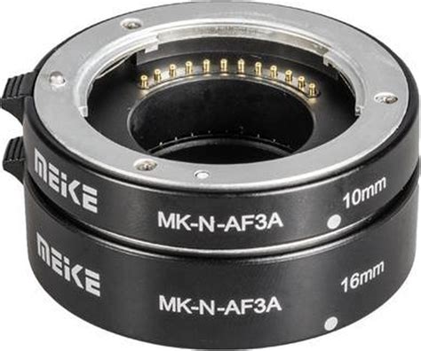 Premium Auto Focus Macro Extension Tube Nikon Meike Mk N Af A Bol