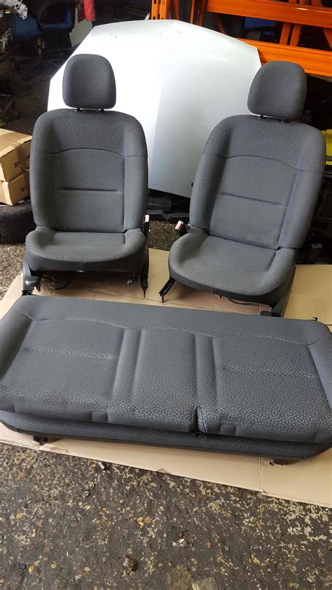 Renault Clio Mk Seats Seat Set Driver Passenger Rear Fabric