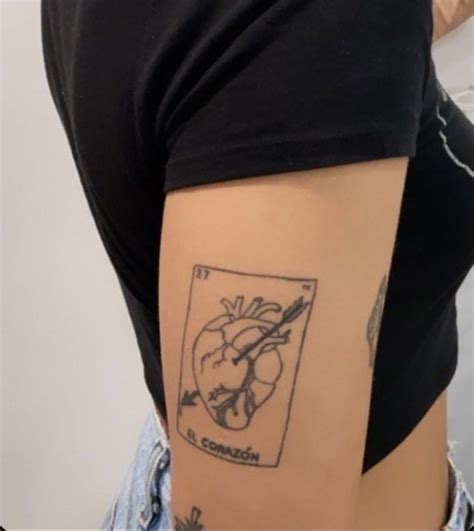 Loteria tattoo | Minimalist tattoo small, Matching tattoos, Artsy tattoos