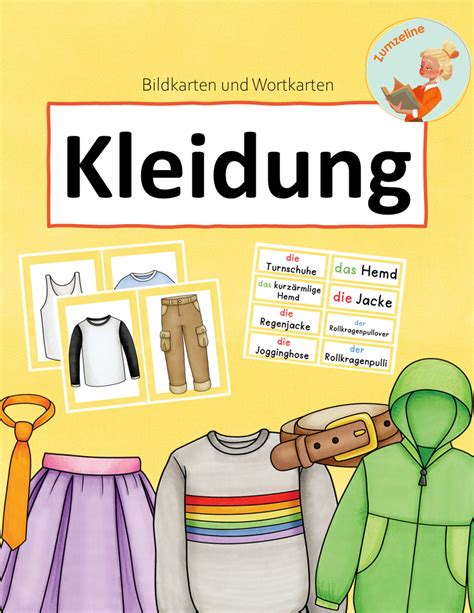 Kleidung Bild Und Wortkarten Unterrichtsmaterial Im Fach Daz Daf