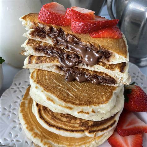 The Best Nutella Stuffed Pancakes Recipe Mom Loves Baking