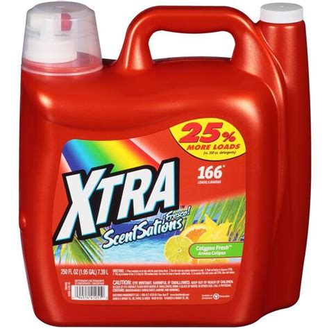 Xtra 250 Oz Calypso Fresh 2x Liquid Laundry Detergent 9451441251 The Home Depot