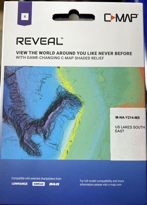 NEW SEALED C MAP Reveal Chart US Lakes South East M NA Y214 MS EBay