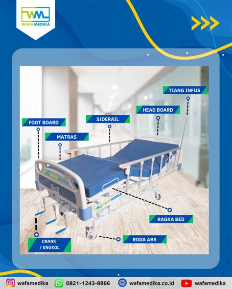 Yuk Kenali Ini Dia Bagian Bagian Yang Terdapat Pada Bed Pasien Manual