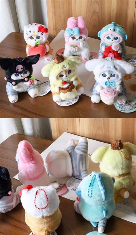 OPEN PO APRIL 2024 GANTUNGAN KUNCI BONEKA MOFUSAND X SANRIO DAN