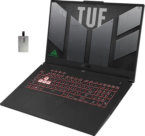 ASUS 2023 TUF A17 17.3″ 144Hz FHD Gaming Laptop, AMD Ryzen 7 6800H ...