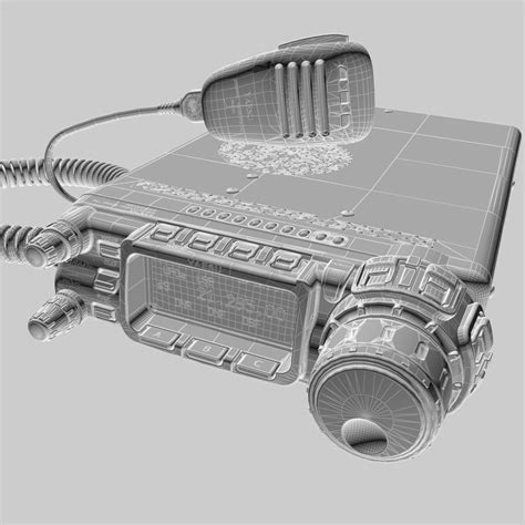Yaesu FT 857D Amateur Transceiver 3D Model 68 Max Fbx Obj Free3D