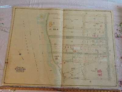 Original 1905 26x36 MAP Bay Ridge Brooklyn New York City NYC | eBay